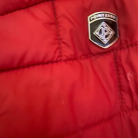 Point Zero Ultralight Puffer Jacket Red Quilted Zip Front | Size XL - Picture 8 of 8